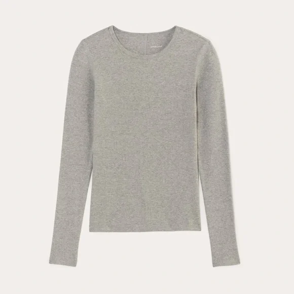 Everlane The Luxe Rib Long Sleeve - Picture 1 of 12
